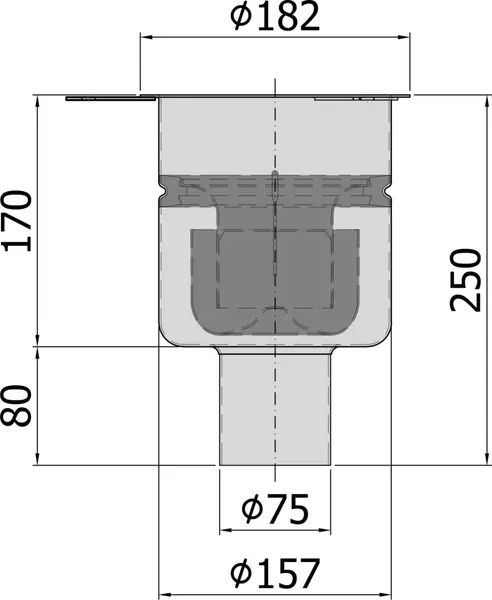 Ablaufkörper ACO Gully 157