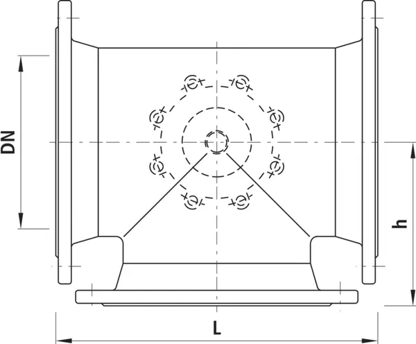 Flansch-T-Stücke HAWLE 4160