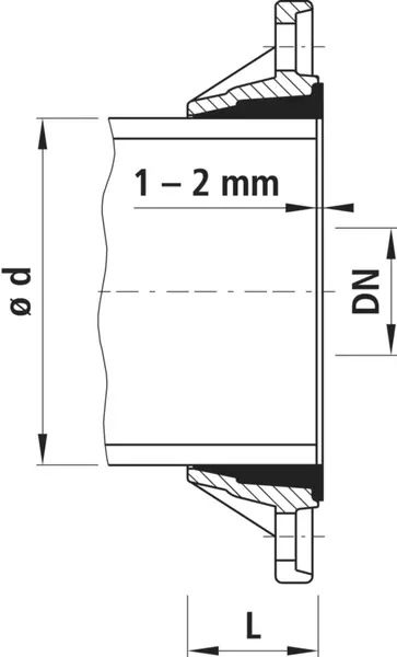 Zweikammerflansche HAWLE 7100