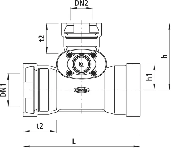 Combi-T-Stücke HAWLE BLS 4330