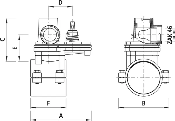 Anbohrsperrschellen HAWLE HAKU/ZAK 2380