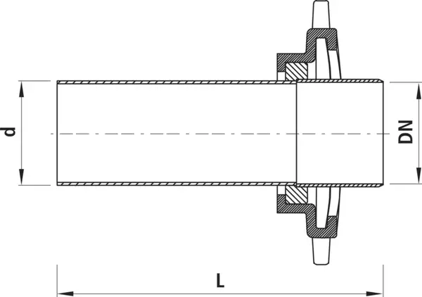 Stahl-Anschweissenden HAWLE 4531