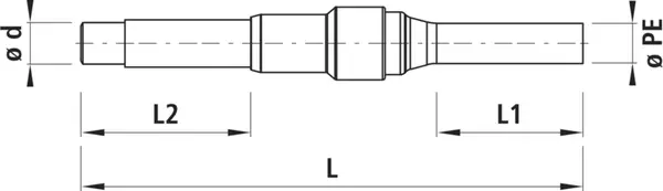 Übergangsstücke Stahl-PE HAWLE 3108