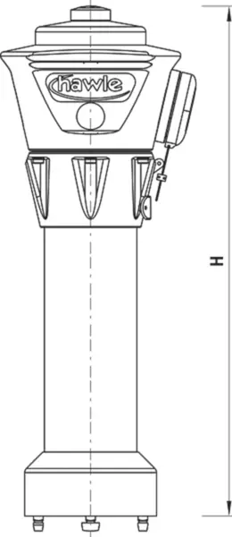 Hydranten-Oberteile H4-HV INOX HAWLE N531