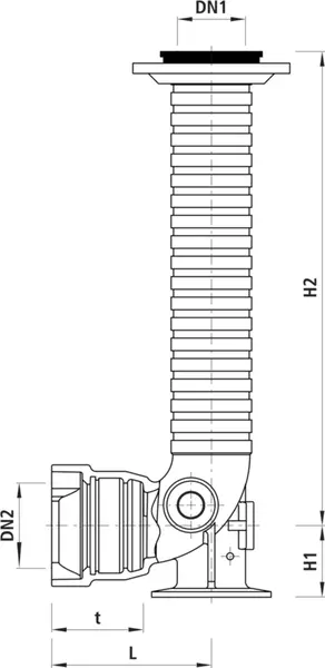 Einlaufbögen Guss HAWLE BLS N842