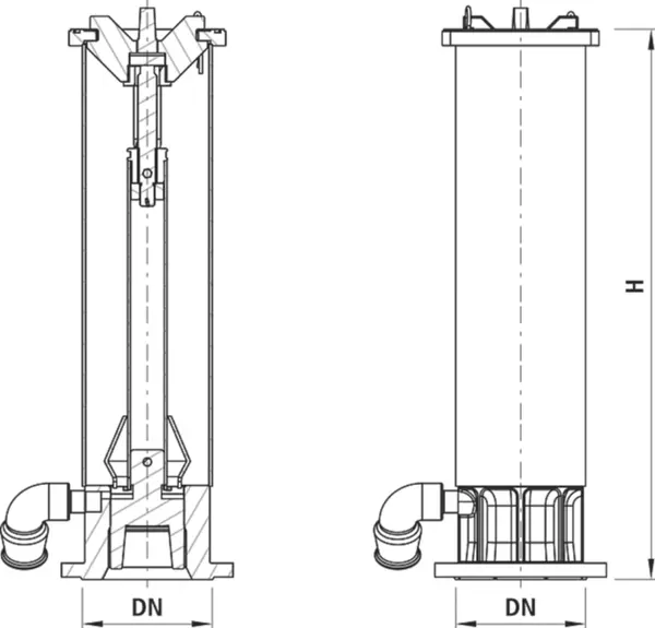 Hydranten-Unterteile H4 INOX HAWLE N100200