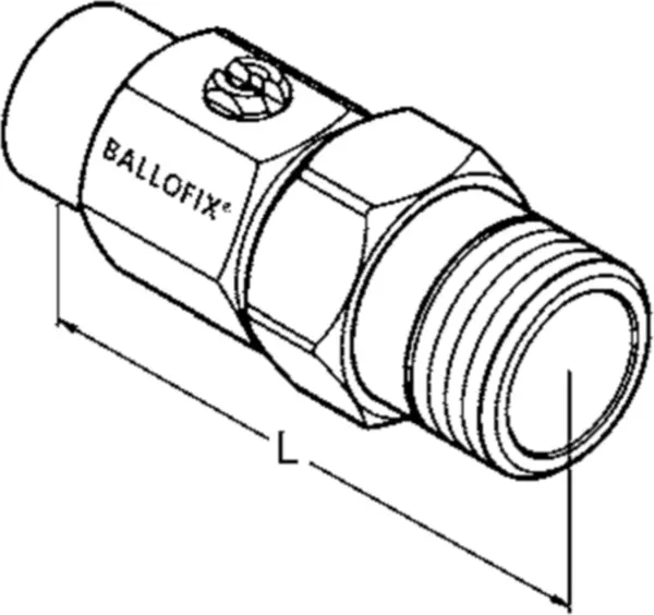 Raccords de radiateurs droits Ballofix-R