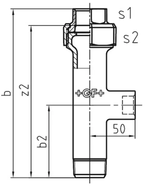 Verschraubungsstutzen +GF+ 338