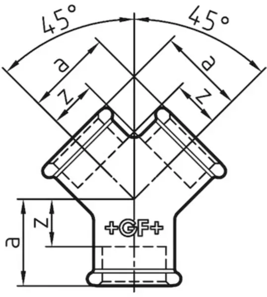 Y-Verteiler +GF+ 220