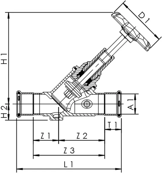 Schrägsitzventile KEMPER NIRO 073 00