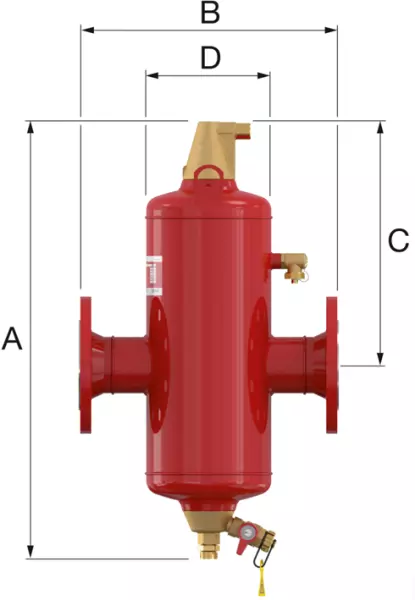 Luft- und Schlammabscheider FLAMCO Flamcovent Clean Smart F