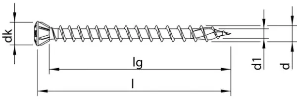 Dielenschrauben HECO TOPIX-Plus