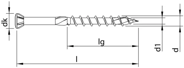 Glasleistenschrauben HECO TOPIX-Plus