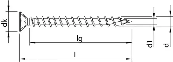 Spanplattenschrauben HECO TOPIX-Plus