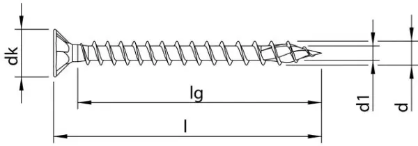 Spanplattenschrauben HECO TOPIX-Plus