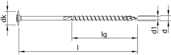 Holzbau-Konstruktionsschrauben HECO TOPIX-Plus