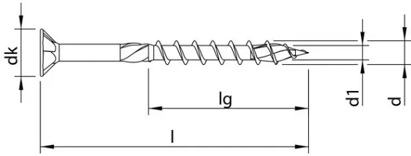 Spanplattenschrauben HECO TOPIX-Plus