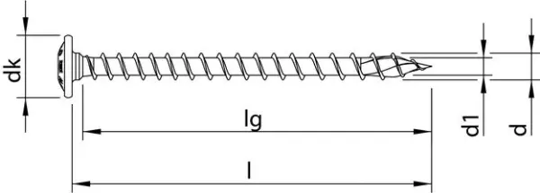 Holzbau-Konstruktionsschrauben HECO TOPIX-Plus