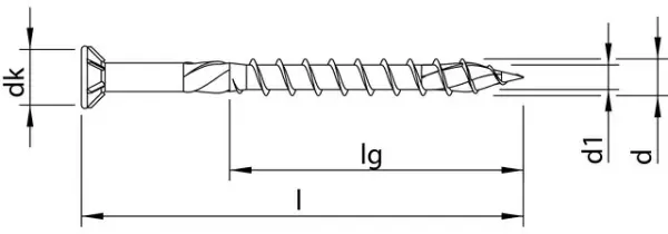 Terrassenschrauben HECO TOPIX-Plus