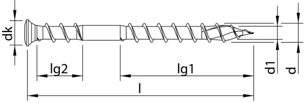 Terrassenschrauben HECO TOPIX-Plus