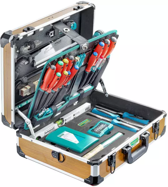 Werkzeugkoffer gefüllt TECHNOCRAFT Professional Pro Wood 4