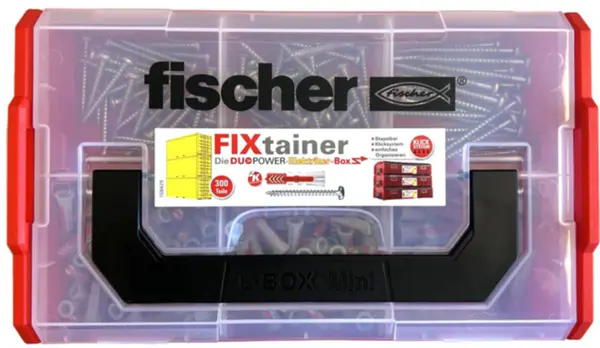 Sortimentsboxen mit Dübel und Schrauben FISCHER FixTainer - DuoPower Elektriker