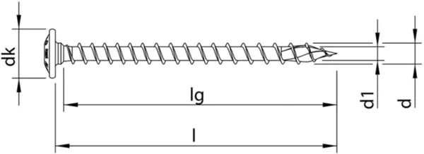 Holzbau-Konstruktionsschrauben HECO TOPIX-Plus