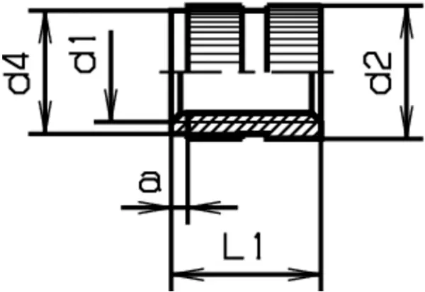 Gewindeeinsätze Form D 