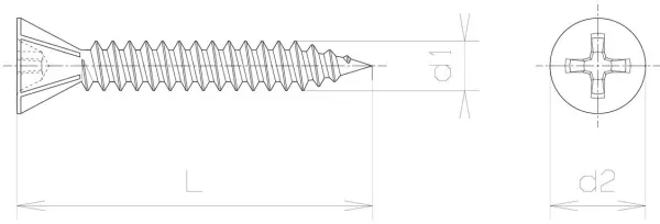 Vis de fixation rapides FERRONORM