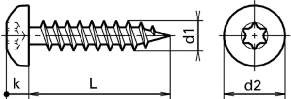 Vis pour panneaux agglomérés FERRONORM