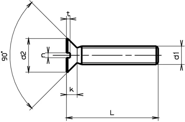 Viti per metallo FERRONORM 334