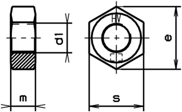 Muttern 6kt 