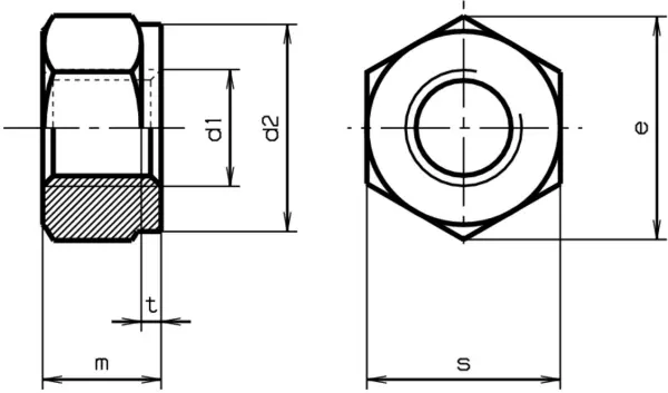 Muttern 6kt 