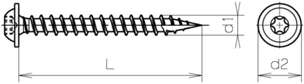 Spanplattenschrauben 