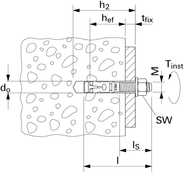 Bolzenanker FISCHER FAZ II K