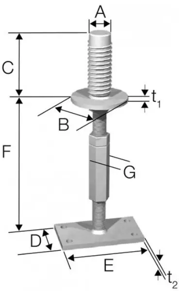 Portapilastri SIMPSON Strong-Tie CPB/CPS