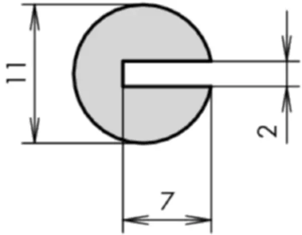 Moosgummi Sonderprofile APSOseal s 4.00 mm