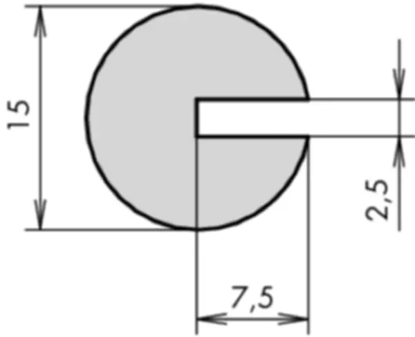 Moosgummi Sonderprofile APSOseal s 5.00 mm