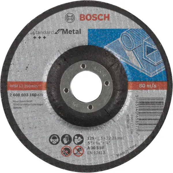 Trennscheiben BOSCH Standard for Metal A 30 S BF 125x22.2x2.5 mm gekröpft