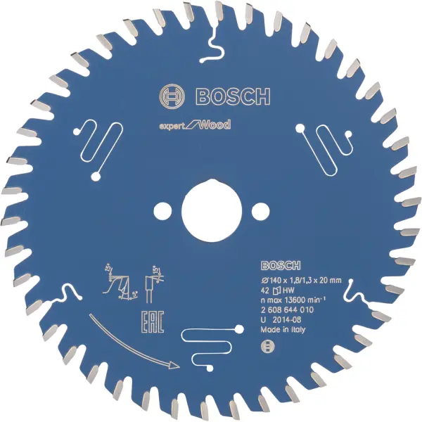 Kreissägeblätter BOSCH Expert for Wood 140x20/1.8 mm Z 42