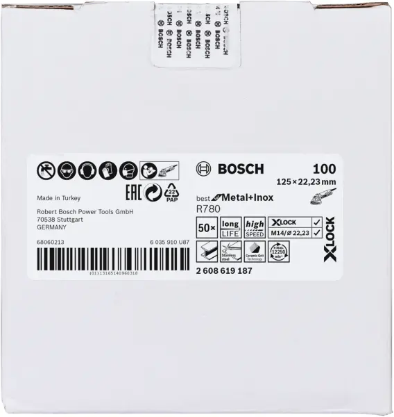 Fiberscheiben BOSCH R780 X-LOCK
