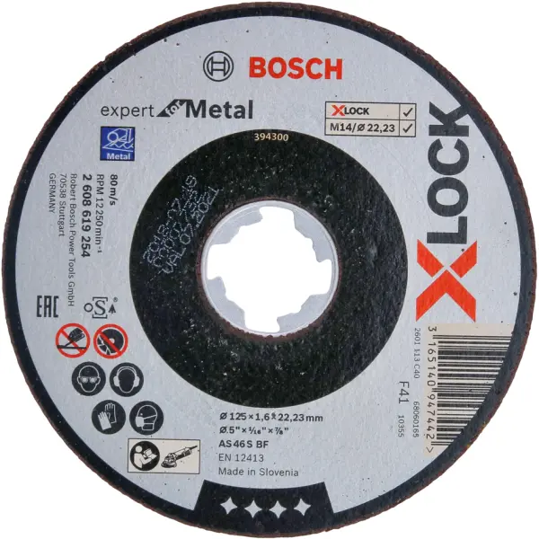 Trennscheiben BOSCH Expert for Metal 125x22.2x1.6 mm gerade