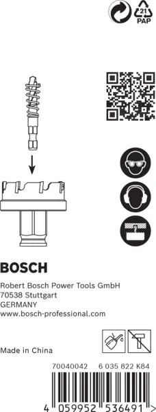 Zentrierbohrer BOSCH Expert Sheet Metal