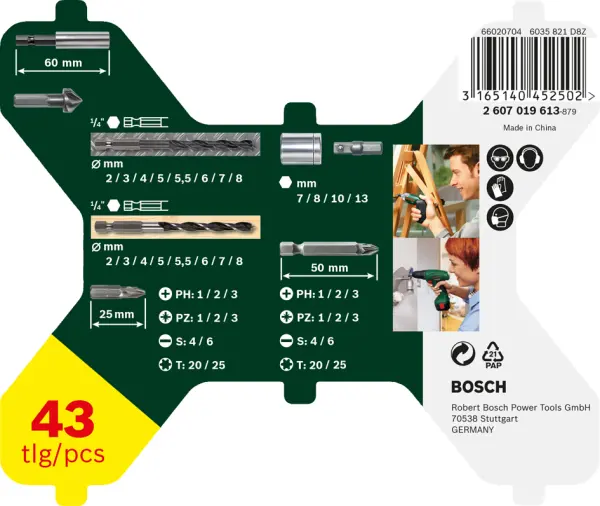 Bohrer- und Bit-Sätze BOSCH X-Line