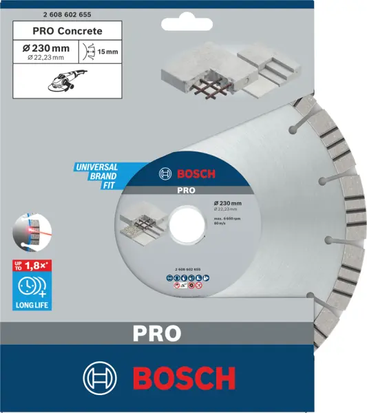 Diamant-Trennscheiben BOSCH Pro Concrete