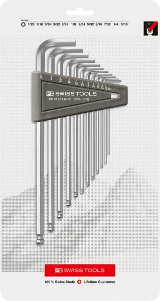 Stiftschlüssel-Sätze Inbus mit Kugelkopf PB Swiss Tools