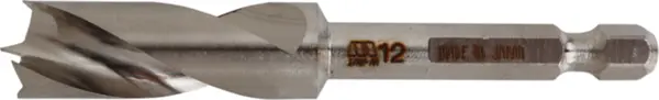 Holzspiralbohrer STAR-M Bohr-Ø 12x80 mm Schaft-Ø: 6.35 mm