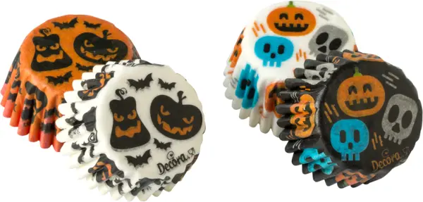 Papierbackförmchen DECORA Bon Bon Halloween Ø 2.7 cm 200 Stück