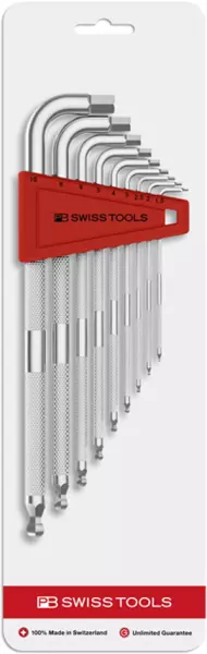 Stiftschlüssel-Sätze Inbus mit Kugelkopf PB Swiss Tools PB 3212.LH-10 CN