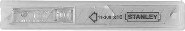 Cutter-Abbrechklingen 9 mm 1x10 Stück SB STANLEY 0-11-300